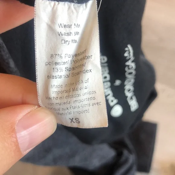 PURE BARRE BEYOND YOGA LEGGINGS SPACE GRAY - Picture 7 of 9